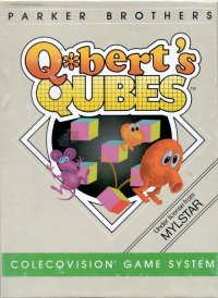 Q*bert's Qubes Colecovision US box art
